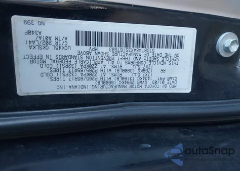 2003 Toyota Sequoia Limited V8 из США, поврежденный, VIN 5TDBT48AX3S167603